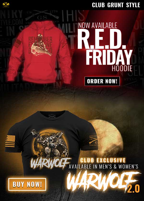 red friday shirts grunt style